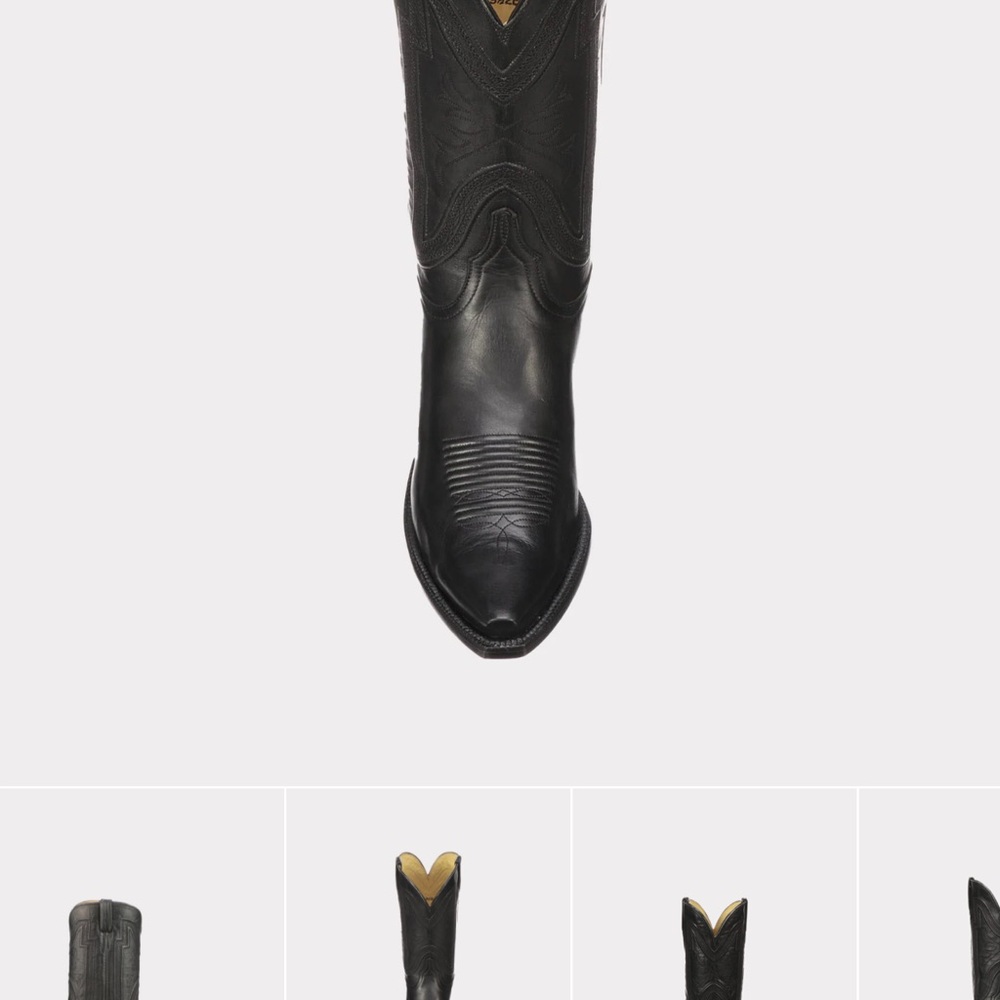 Lucchese  Baby Buffalo Snip Toe Boots
